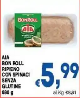 DEM Aia Bon Roll ripieno con spinaci senza glutine offerta