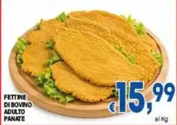 DEM Fettine di bovino adulto panate offerta