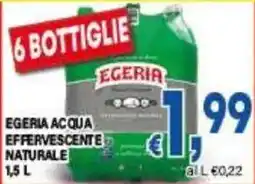 DEM Egeria acqua effervescente naturale offerta