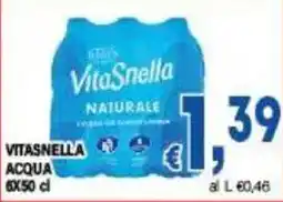 DEM VitaSnella Acqua Naturale offerta