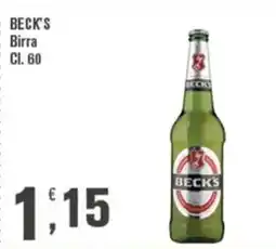 Conté Supermercati Beck's Birra offerta