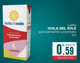 Altasfera Latte UHT Parzialmente Scremato ISOLA DEL SOLE offerta