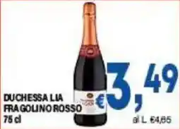 DEM Duchessa Lia Fragolino Rosso offerta