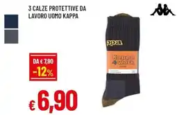 Famila Superstore Calze protettive da lavoro uomo Kappa offerta
