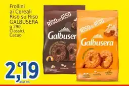 Market Ingross Frollini ai Cereali Riso su Riso Galbusera offerta