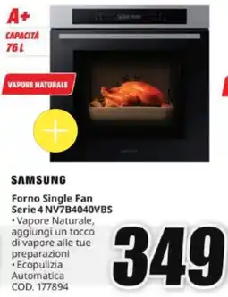 MediaWorld Samsung Forno Single Fan Serie 4 offerta