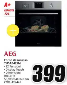 MediaWorld Forno da incasso AEG offerta