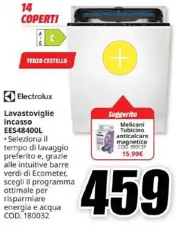 MediaWorld Lavastoviglie incasso Electrolux offerta