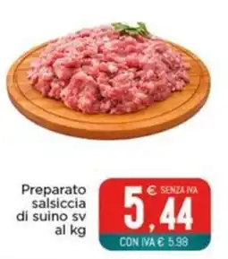 Altasfera Preparato saliscia di suino sv offerta