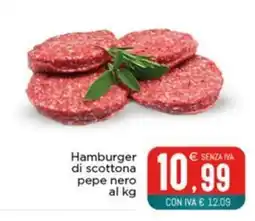 Altasfera Hamburger di scottona pepe nero offerta