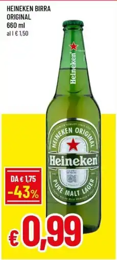 Famila Superstore Heineken birra original offerta