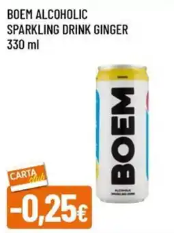 Famila Superstore Boem alcoholic sparkling drink ginger offerta