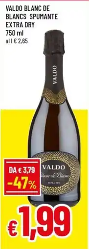 Famila Superstore Valdo Blanc de Blancs Spumante Extra Dry offerta