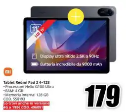 MediaWorld Tablet Redmi Pad 2 offerta