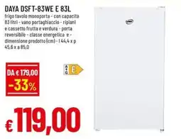 Famila Superstore Daya frigo tavolo monoporta offerta