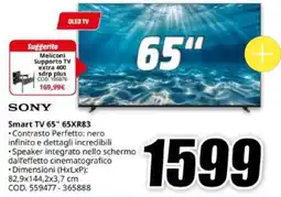 MediaWorld Sony Smart TV 65" 65XR83 offerta