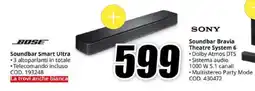 MediaWorld Bose Soundbar Smart Ultra offerta