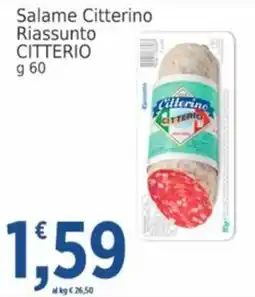 Market Ingross Salame Citterino Riassunto Citterio offerta
