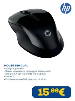 Euronics Mouse 250 Dual HP offerta