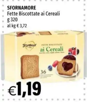 Sfornamore Fette Biscottate ai Cereali