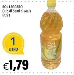 Hurrà Sol Leggero Olio di Semi di Mais offerta
