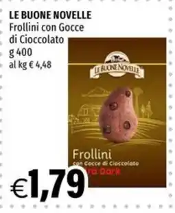 Hurrà Le Buone Novelle Frollini con Gocce di Cioccolato offerta