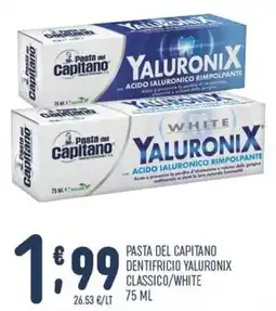Gruppo Pascar Pasta del Capitano dentifricio Yaluronix offerta
