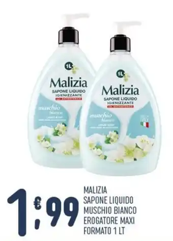Malizia Sapone liquido muschio bianco