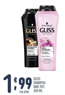 Gruppo Pascar Gliss shampoo offerta