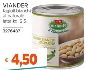 Viander fagioli bianchi al naturale