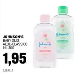 Emporio Amato Johnson's baby olio aloe-classico offerta