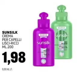 Emporio Amato Sunsilk crema per capelli lisci-ricci offerta