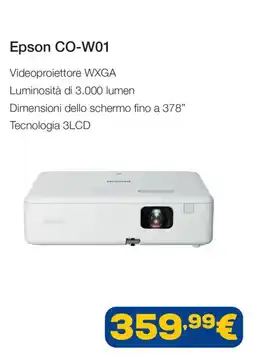 Euronics Epson CO-W01 offerta