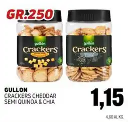 Emporio Amato Gullón Crackers Cheddar Semi Quinoa & Chia offerta