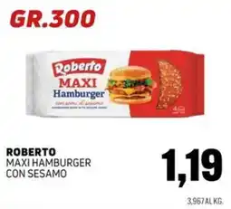 Emporio Amato Roberto Maxi Hamburger con sesamo offerta