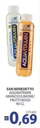 Re Mercato Lucrezia San Benedetto Aquavitamin Arancio/Limone/Frutti Rossi offerta