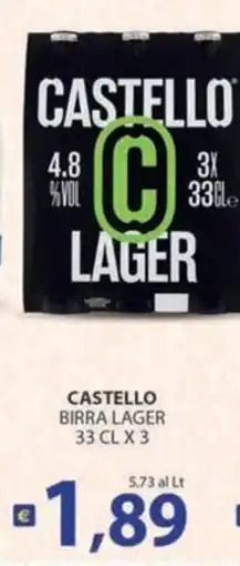 Re Mercato Lucrezia Castello birra lager offerta