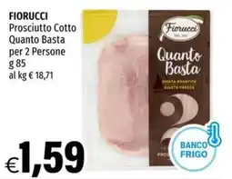 Hurrà Fiorucci Prosciutto Cotto Quanto Basta offerta