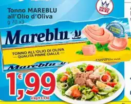 Market Ingross Mareblu Tonno all'Olio d'Oliva offerta