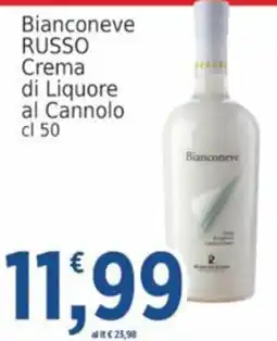 Market Ingross Bianconeve Russo Crema di Liquore al Cannolo offerta
