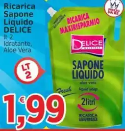 Market Ingross Sapone liquido Delice offerta