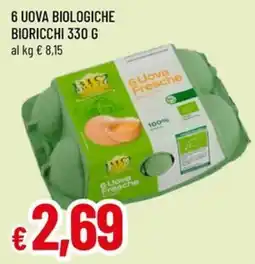 Famila Superstore Uova biologiche bioricchi offerta