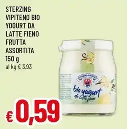 Famila Superstore Sterzing Vipiteno bio yogurt da latte fieno offerta