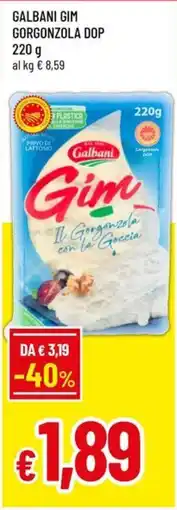 Famila Superstore Galbani Gim Gorgonzola DOP offerta