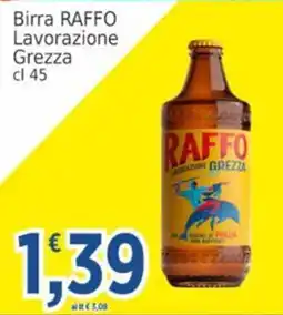 Market Ingross Birra RAFFO Lavorazione Grezza offerta