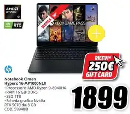 MediaWorld Notebook Omen Hyperx offerta