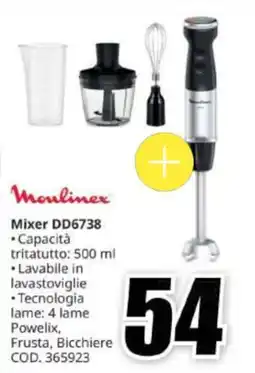 MediaWorld Moulinex Mixer DD6738 offerta