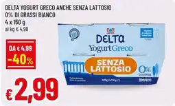 Famila Superstore Delta Yogurt Greco senza lattosio offerta