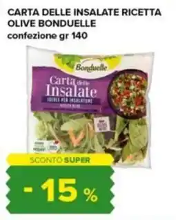 Tigre Carta delle Insalate Ricetta Olive Bonduelle offerta