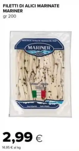 Tigre Filetti di alici marinate Mariner offerta